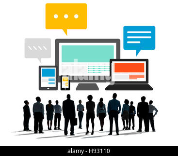 Responsive Design Internet Communication Technology Concept Stock Photo