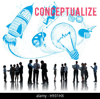 Conceptualize Ideas Creativity Imagination Light Bulb Concept Stock Photo