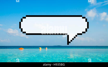 Speech Bubble Message Annouce Communicate Chat Concept Stock Photo