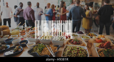 Bar Code Data Identification Encryption Concept Stock Photo