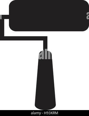 Paint roller icon Stock Vector
