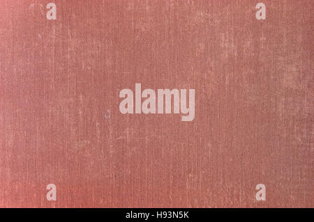 Natural deep burgundy claret red flax linen canvas fabric texture, large detailed horizontal vintage burlap background macro closeup, old scratched Stock Photo