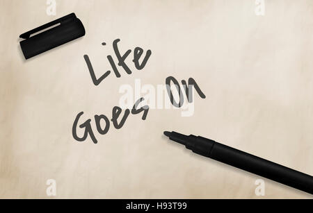 Life Goes Good Postive Concept Stock Photo