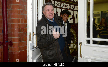 Strictly Come Dancing contestant Ed Balls arrives at the Tower Ballroom, Blackpool, ahead of this weekend's show. Stock Photo