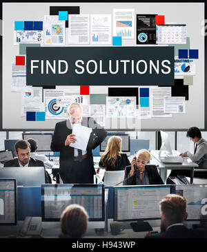 Find Solution Problem Solving Progress Result Concept Stock Photo - Alamy