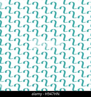 Abstract seamless pattern of waves. Geometric stylish texture. Modern repeating background. Blue waves seamless texture. Vector illustration Stock Vector