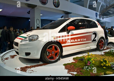 Fiat Grande Punto Abarth at Zagreb Auto Show 2008, Croatia Stock Photo