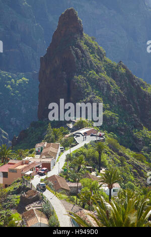 The village Masca, Tenerife, Spain Stock Photo