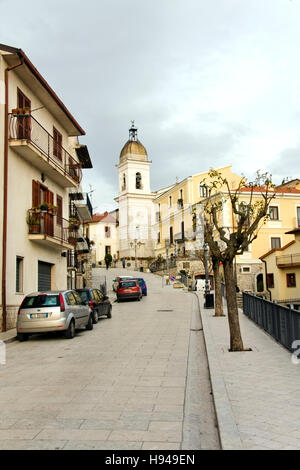 Church Chiesa of Santa Maria degli Angeli, 1688, Pietralcina, Benevento, Campania, Italy Stock Photo