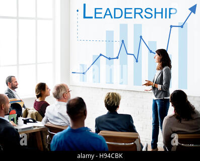 Leadership Management Skills Leader Support Concept Stock Photo