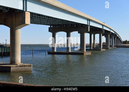 Brigantine Boulevard Bridge Atlantic City New Jersey Stock Photo