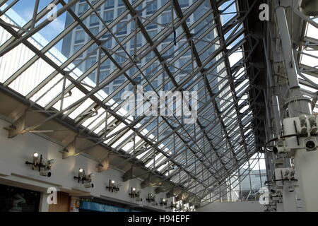 The roof of the Whitgift shopping centre in Croydon,London. Stock Photo