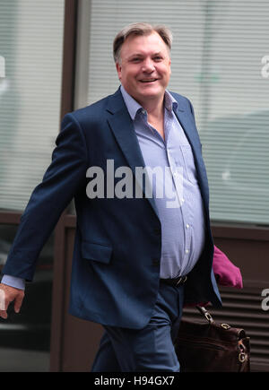 Ed Balls, Strictly Come Dancing contestant seen at the BBC studios London on 04 Sep, 2016 Stock Photo