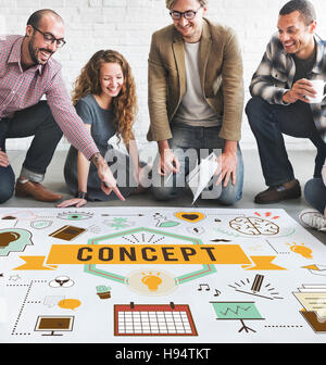 Conceptualize Conception Conceptual Ideas Plan Concept Stock Photo