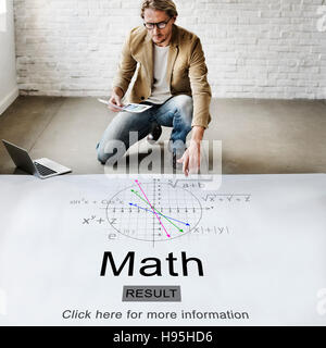 Math Mathematic Education Knowledge School Concept Stock Photo