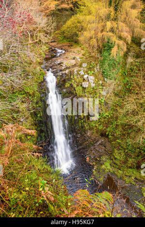 Glenashdale Falls, near Whiting Bay, Isle of Arran, North Ayrshire, Scotland Stock Photo