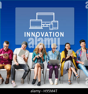 Innovation Digital Design Computer Concept Stock Photo - Alamy