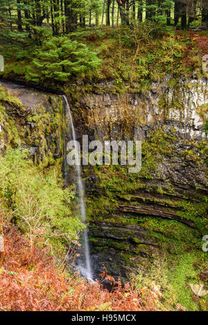 Waterfall near Kildonan - Isle of Arran - colour image Stock Photo - Alamy