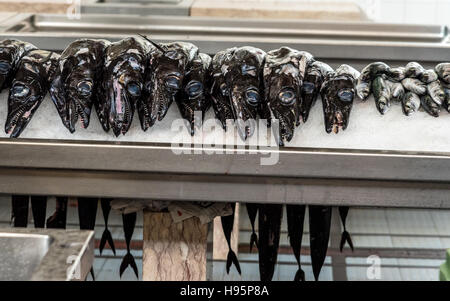 Black Scabbard Fish (Espada) in Funchal Fish Market, Madeira Stock Photo