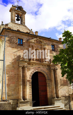 Salamanca iglesia San Martin church in Spain along via de la Plata way Stock Photo
