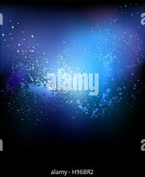 Beautifully painted blue abstract background.