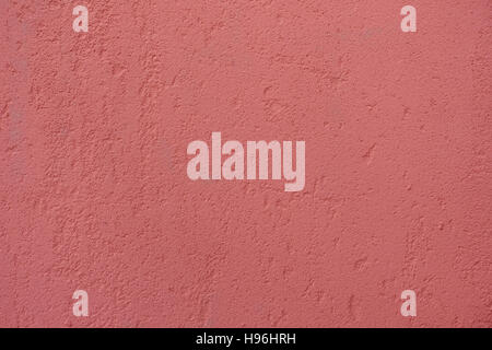 Textured Concrete Wall Background painted in Antique Pink Stock Photo