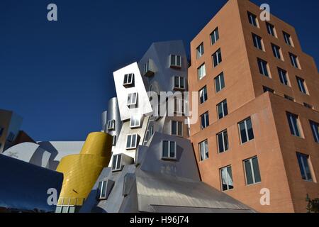 The Massachusetts Institute of Technology's (MiT) iconic Stata center designed in a modernest architectural style. Stock Photo