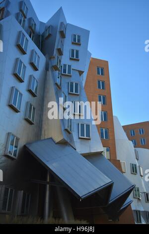 The Massachusetts Institute of Technology's (MiT) iconic Stata center designed in a modernest architectural style. Stock Photo