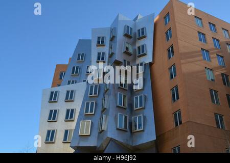 The Massachusetts Institute of Technology's (MiT) iconic Stata center designed in a modernest architectural style. Stock Photo