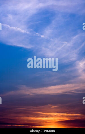 Sunset scene Stock Photo