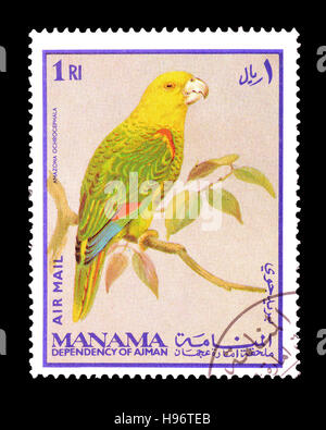 Manama stamp 1976 Stock Photo