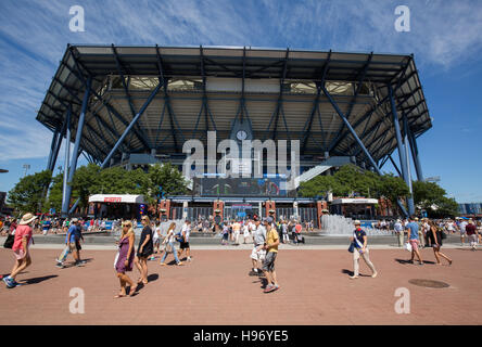 Arthur Ashe Stadium, US Open Championships 2016 Stock Photo