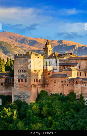 Alhambra Palace, Granada, Andalusia, Spain Stock Photo