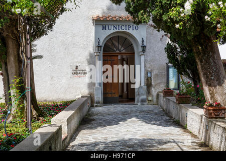 The Cargaleiro Foundation Museum in the Palazzo Tolla in Ravello, Italy Stock Photo