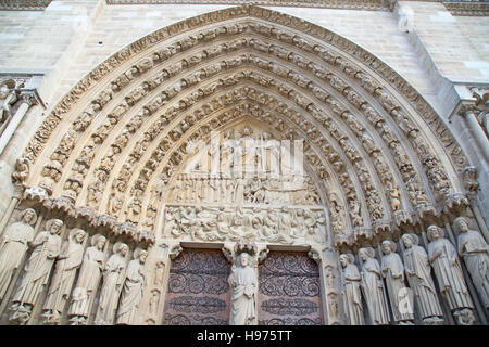 Famous Notre Dame in Paris, France Stock Photo