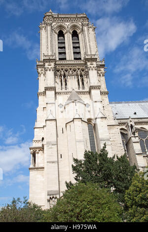 Famous Notre Dame in Paris, France Stock Photo