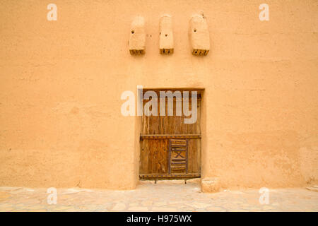 Traditional arabic doorway (National museum, Riyadh, Saudi Arabia) Stock Photo