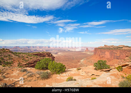 'Island of the sky' of the Canyonlands Narional Park in Utah, USA Stock Photo