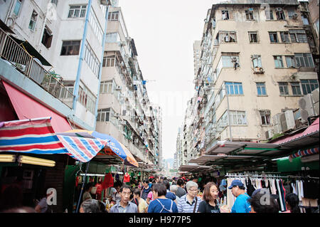 Mong Kok apartment buildings, Hong Kong, China Stock Photo - Alamy