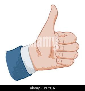 hand sign like Stock Vector