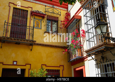 Sevilla old town near calle Agua Vida st in andalusia Spain Stock Photo