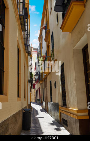 Sevilla old town near calle Agua Vida st in andalusia Spain Stock Photo