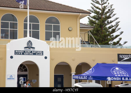 Bondi beach surf bathers life saving club,Sydney, NSW, Australia Stock Photo