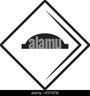 Highlight on the road Stock Vector
