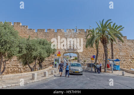 Dung Gate Jerusalem Stock Photo