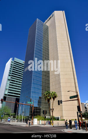 Chase Tower, The Westin Phoenix Downtown Hotel central Phoenix Arizona Stock Photo