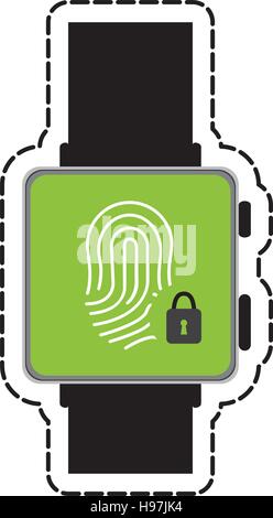 Wearable smart technology Stock Vector