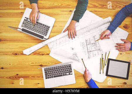 Design team planning for a new project Stock Photo