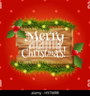 Christmas red background Stock Vector