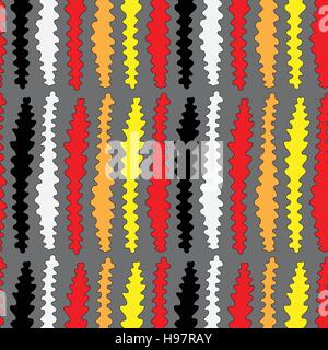 Strange Worm Seamless Pattern Stock Vector
